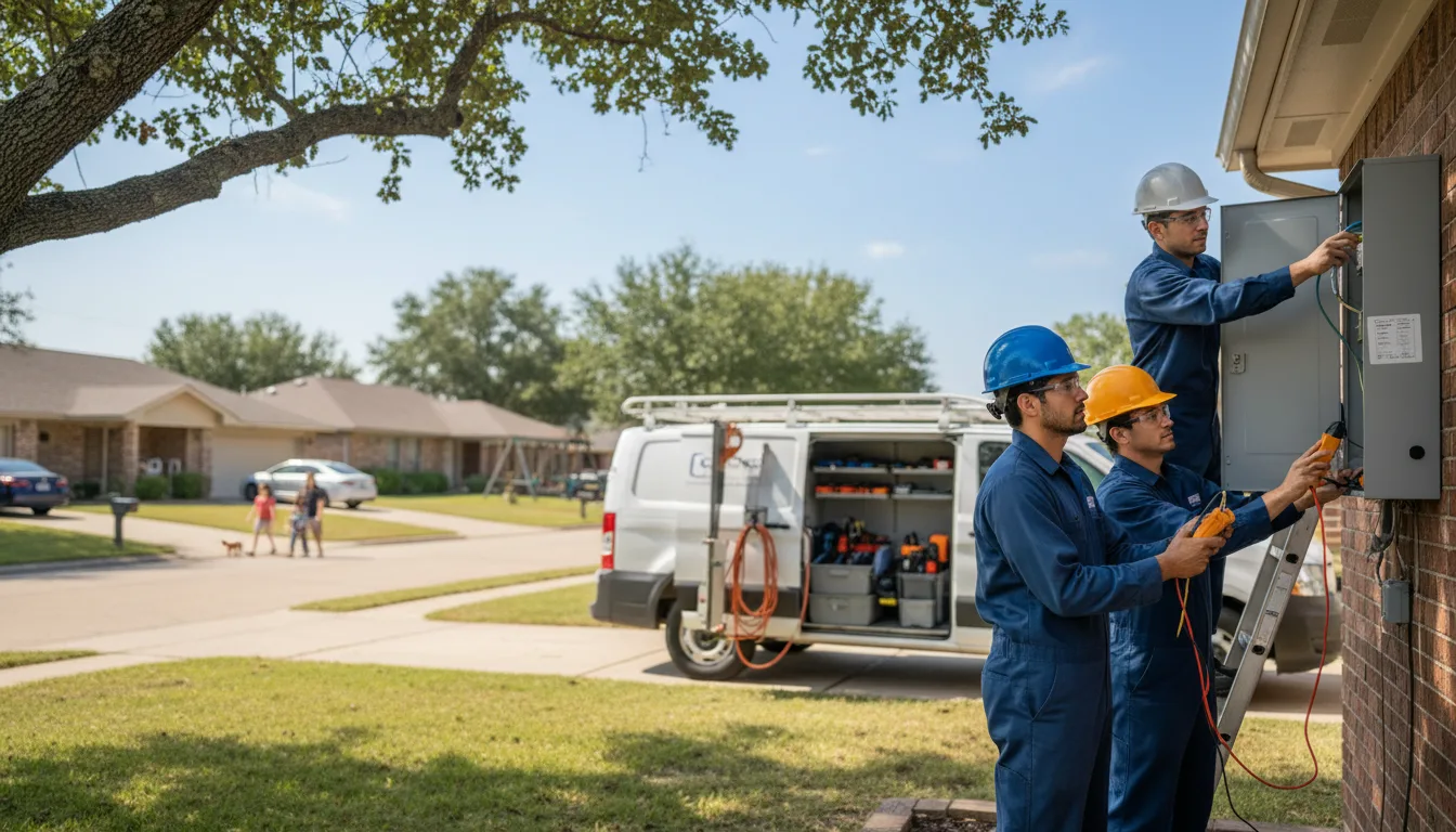 Certified electrician providing emergency electrical services in West Brooklyn, IL